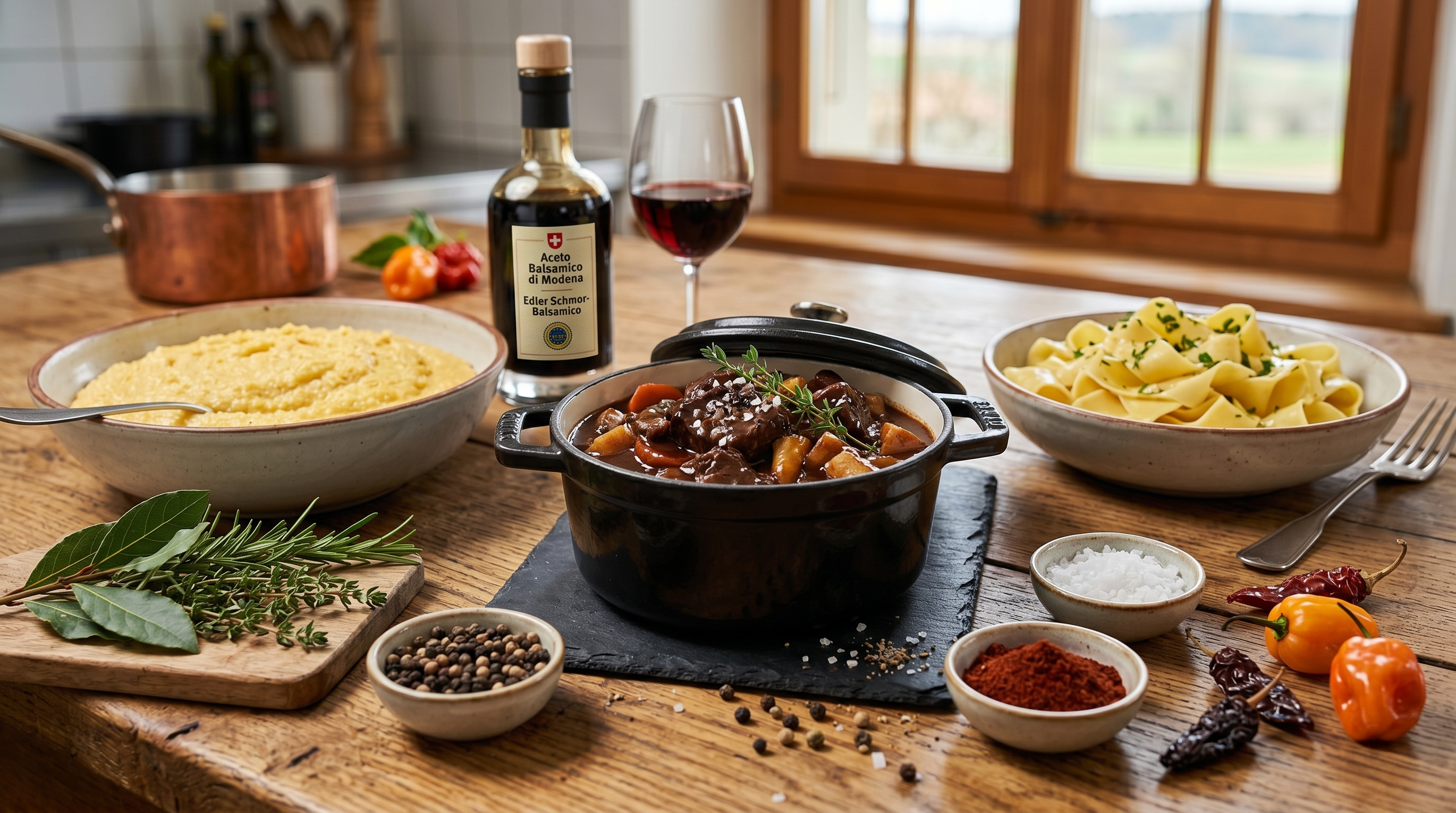 Edles Balsamico-Rindsragout